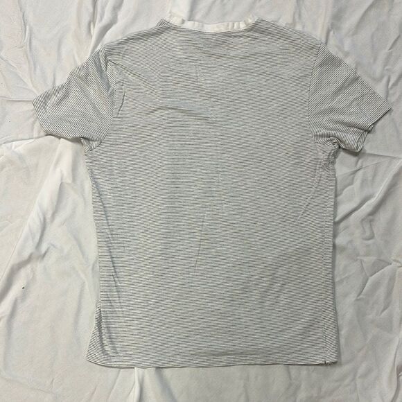 Alfani Gray and White Short Sleeve Tee - Picture 3 of 3